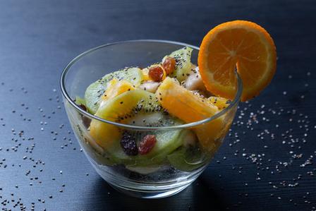 Mix de fruta fresca e frutos secos