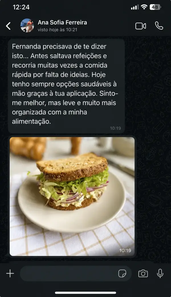 Depoimento Ana Sofia Ferreira
