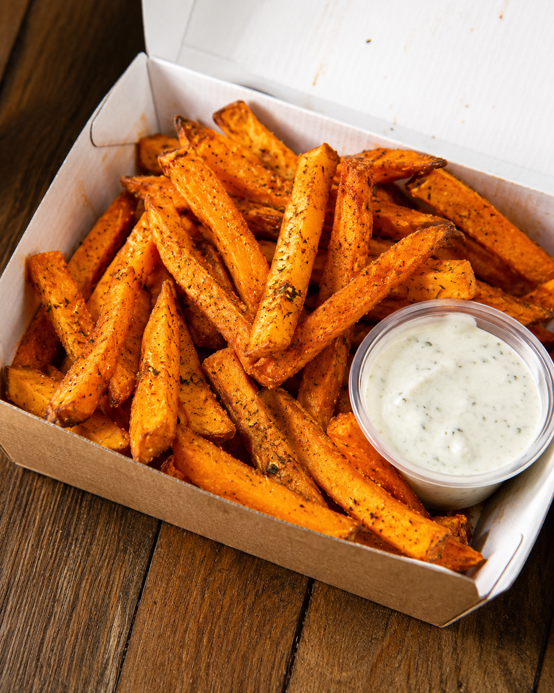 Batata-doce frita no forno